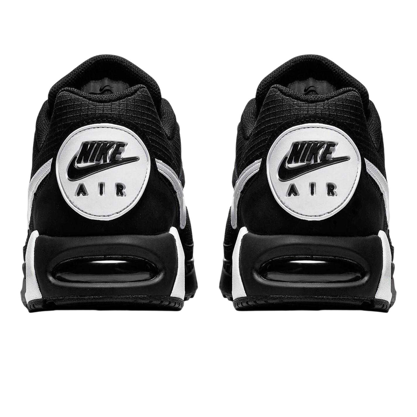 Mens Air Max Leather Trainers (Black/White) 2/5