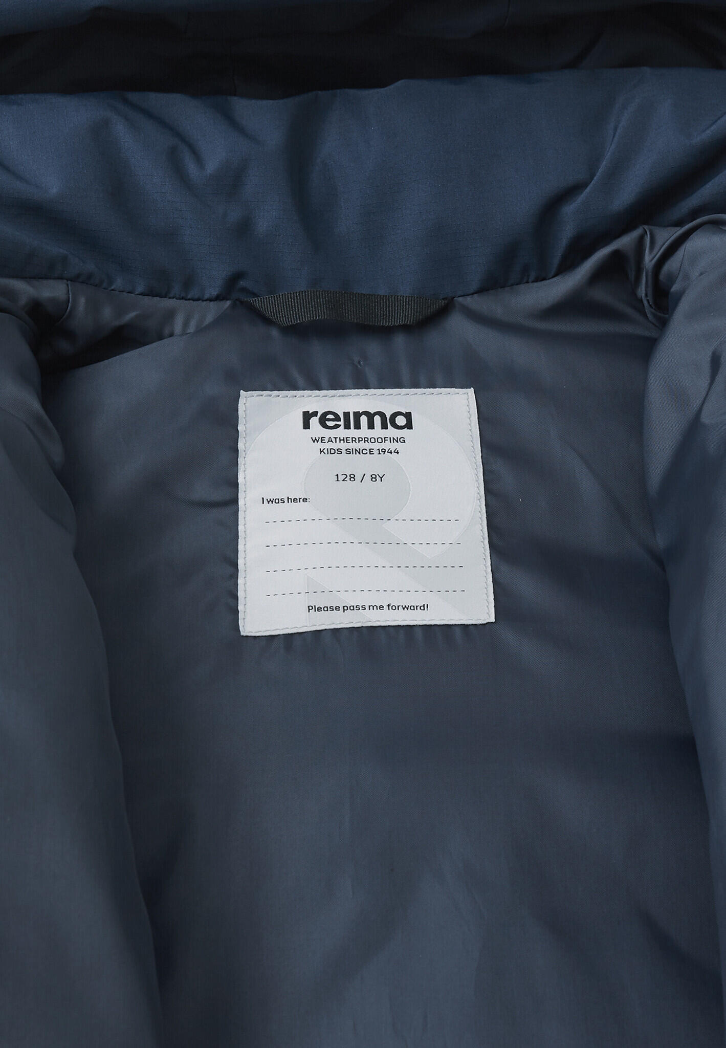 Giacca invernale per bambini Puumala blu navy 5/7