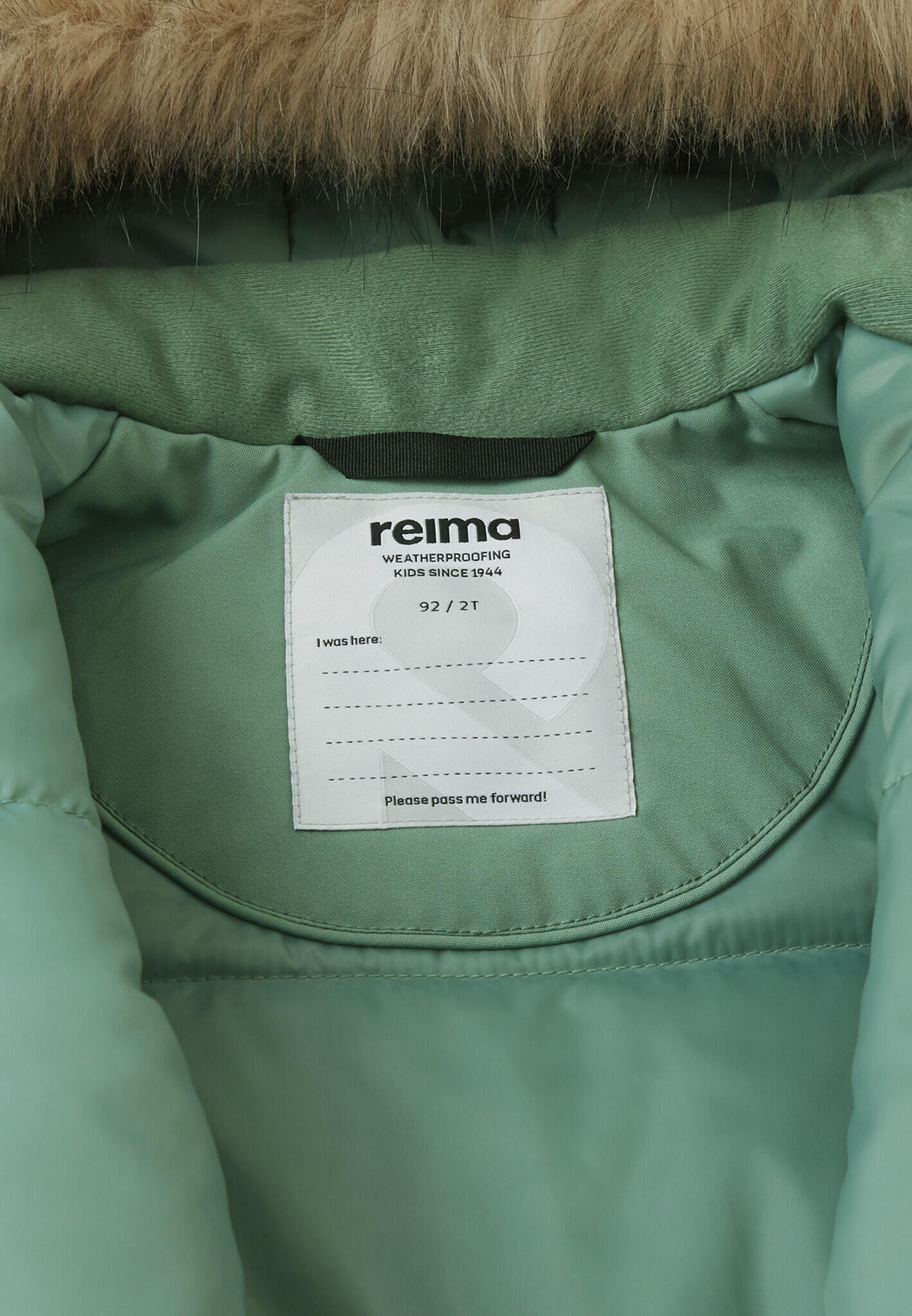 Parka da bambino tec Mutka Green Clay 5/7