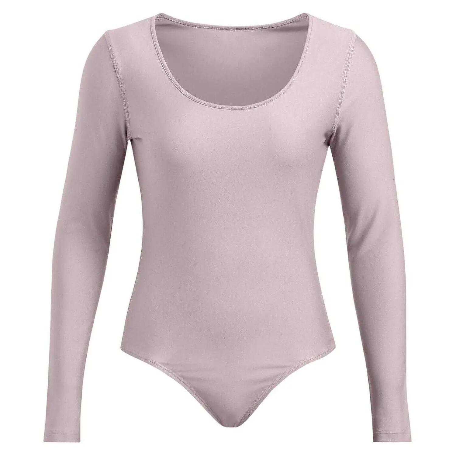 Body Girocollo Manica Lunga Donna Under Armour Vanish Grigio 2/4