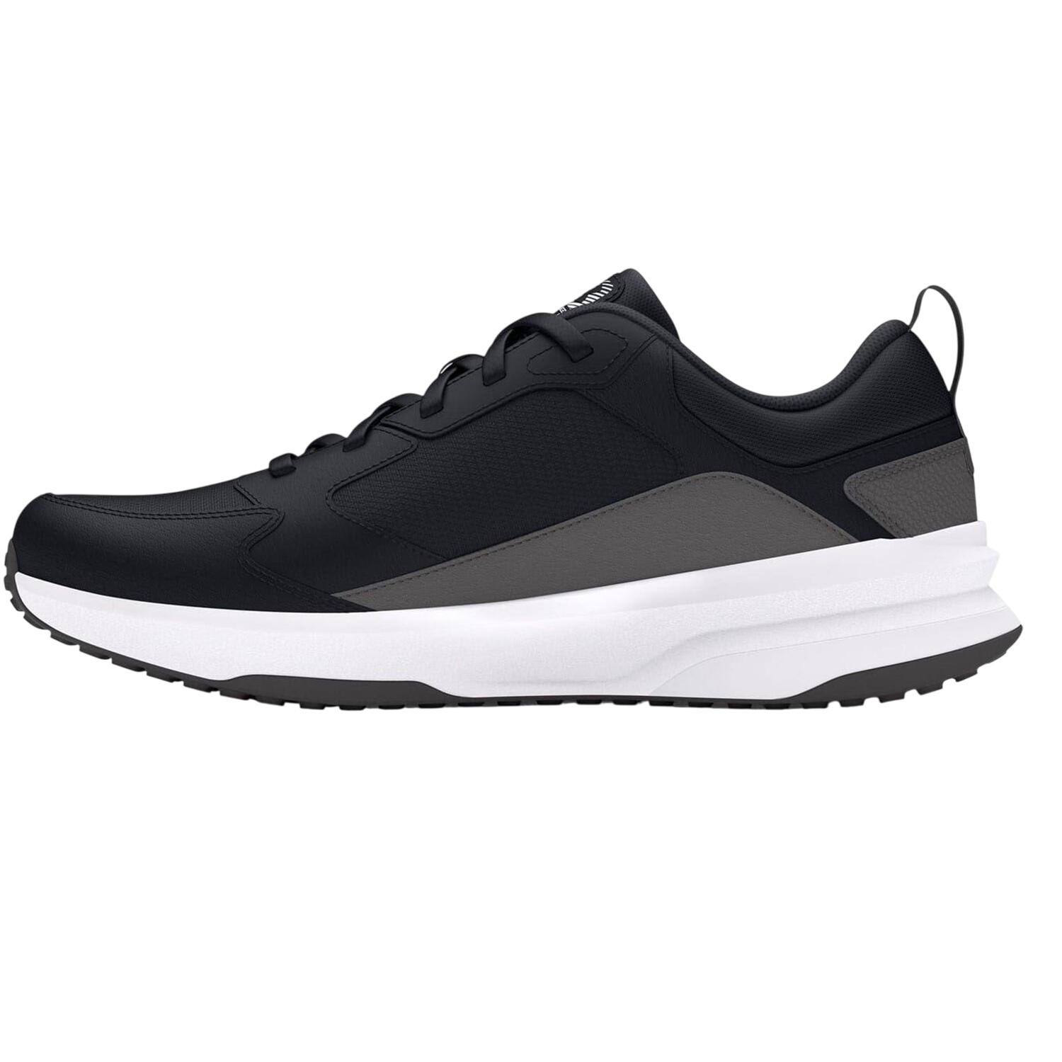 Zapatillas Deportivas de Cuero Charged Edge para Hombre Negro, Gris, Blanco 2/7