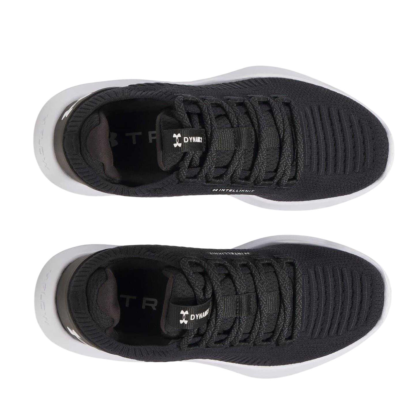 ScarpeDonna Under Armour IntelliKnit Nero Bianco 4/5
