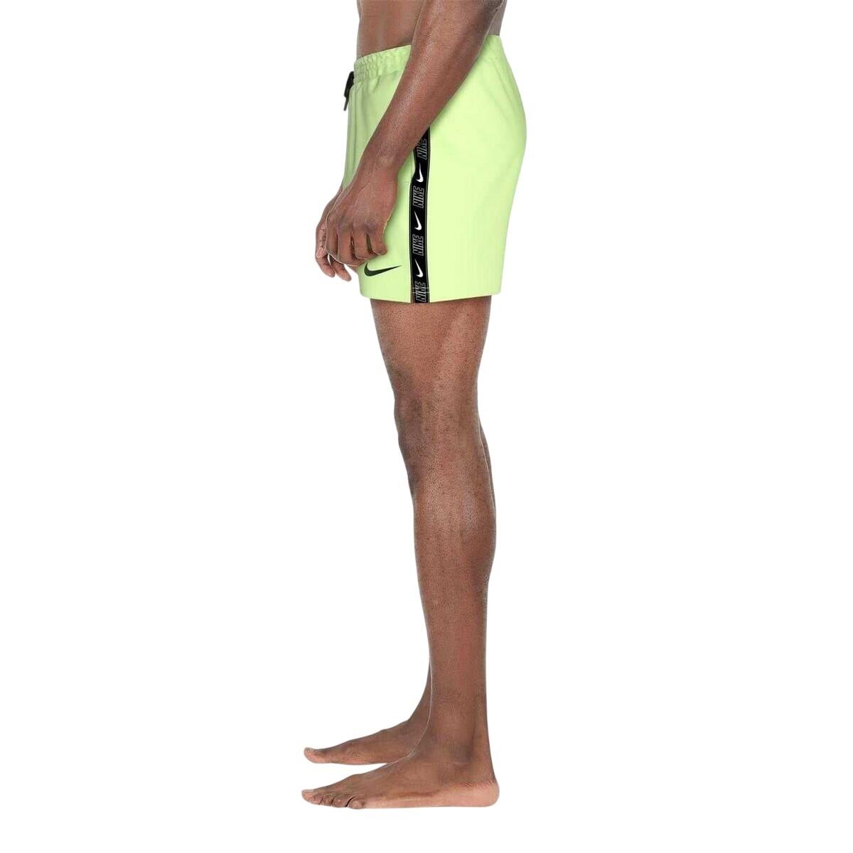 Short De Bain SWOOSH Homme (Vert Fluo) 3/4