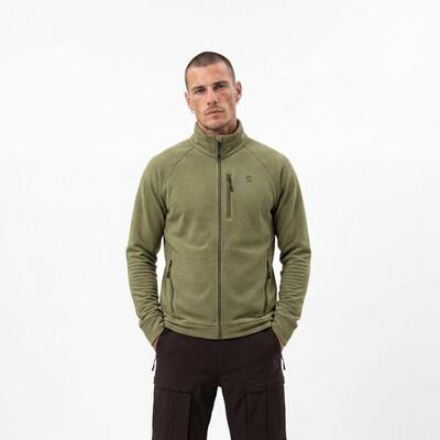 Outdoor vest heren - wafelstructuur - zwart