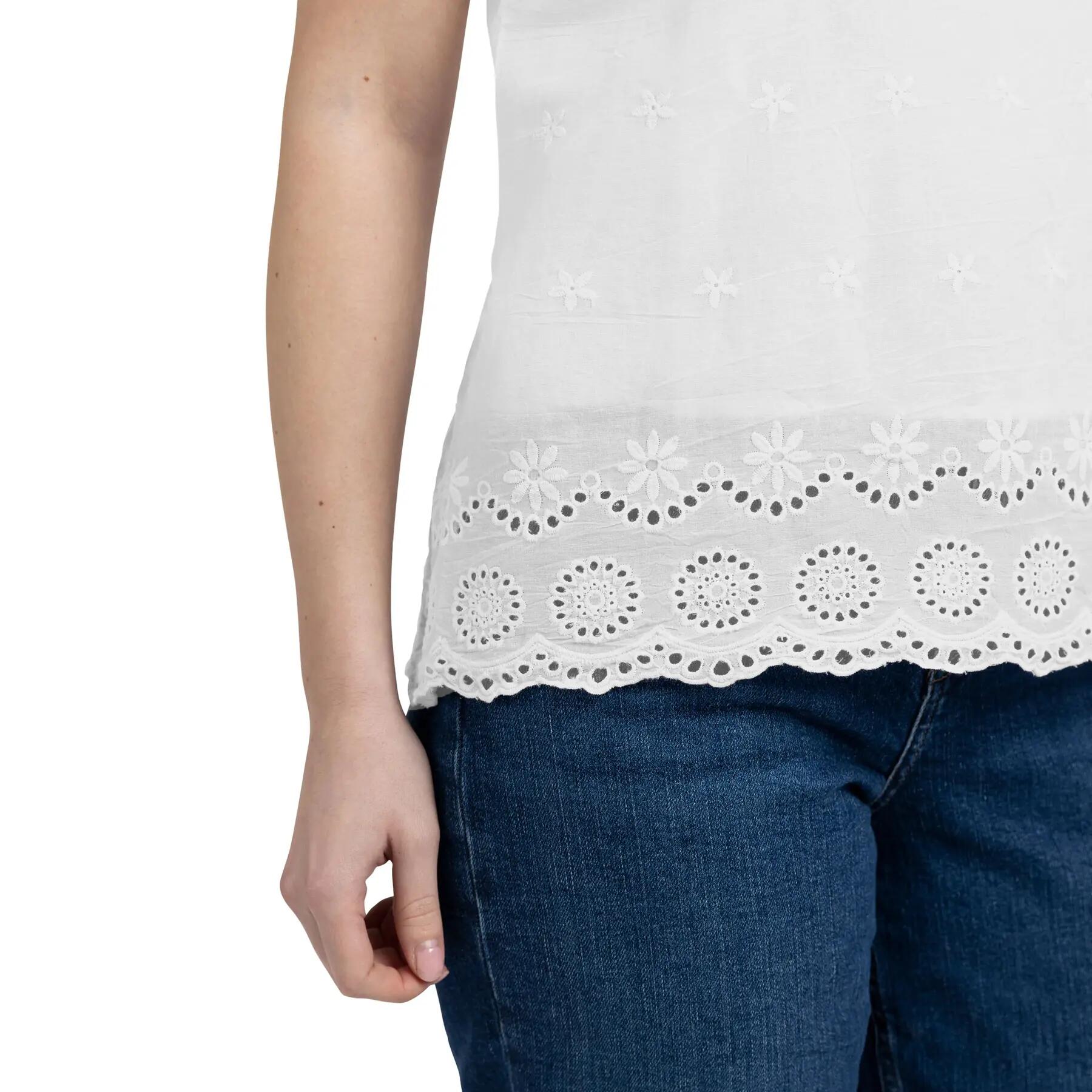 Trespass Zadie - Haut décontracté sans manches pour Femme Blanc 5/5