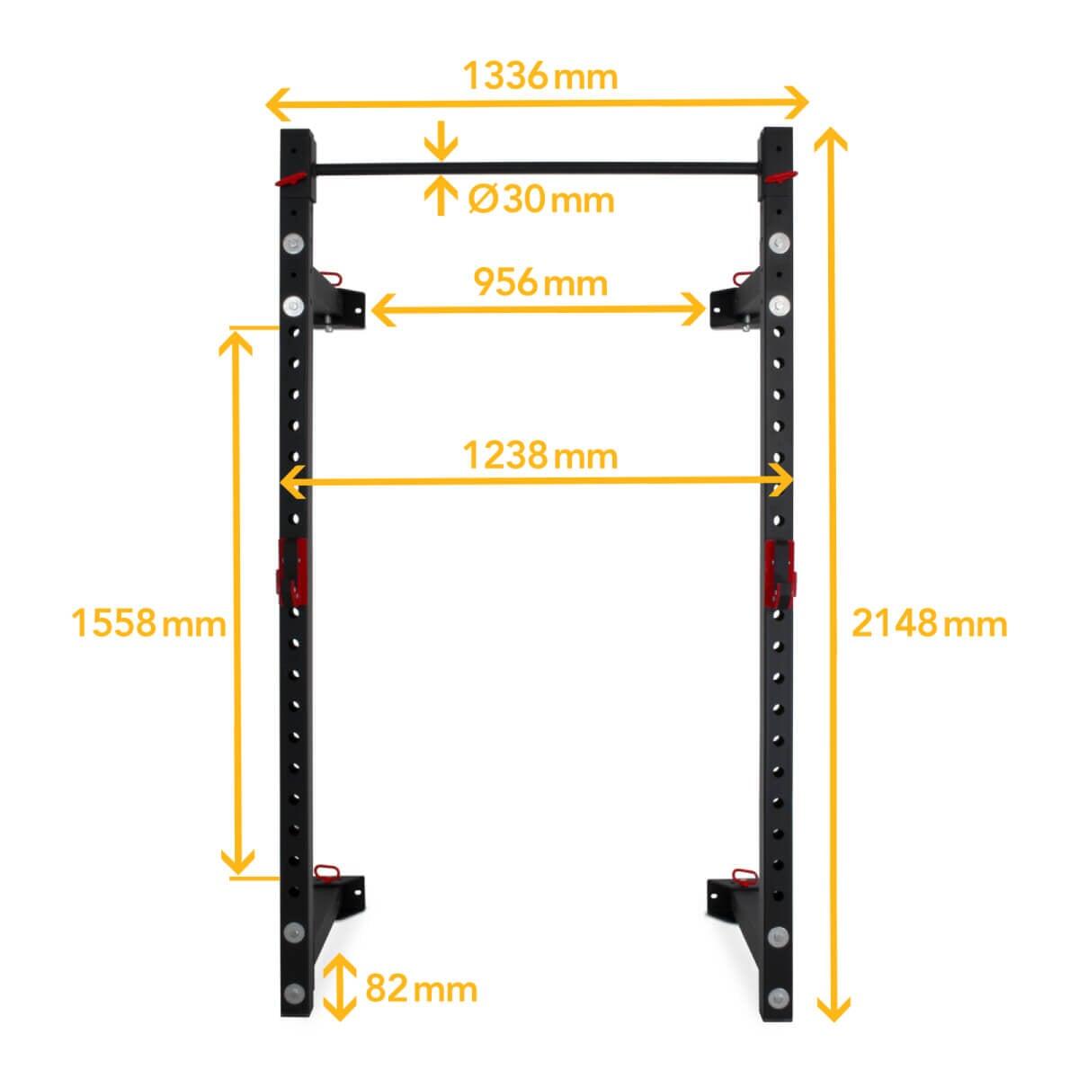 Heavy Duty Rack da Parete Pieghevole Professionale 5/5