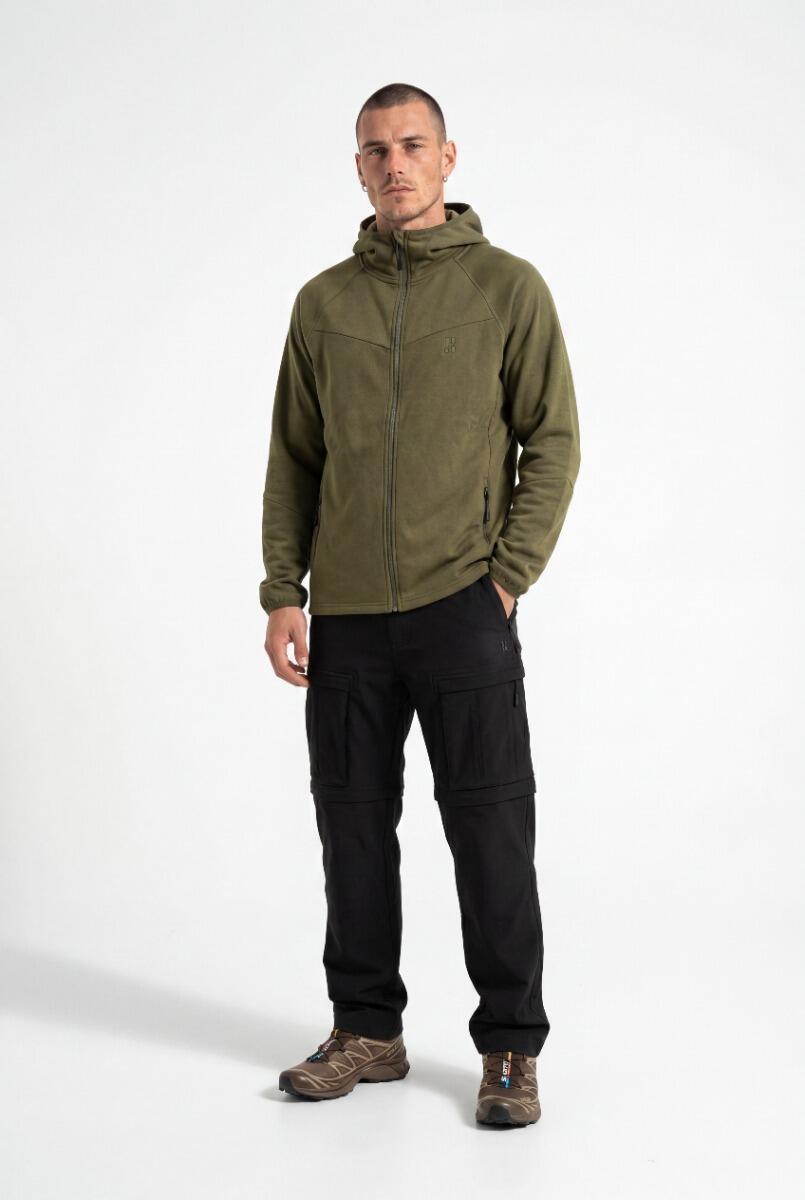 Outdoor Vest  Heren met Merinowol - Olijfgroen 2/4