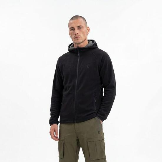 Herren Outdoor-Weste mit Merinowolle - Schwarz