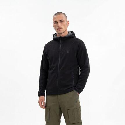 Herren Outdoor-Weste mit Merinowolle - Schwarz