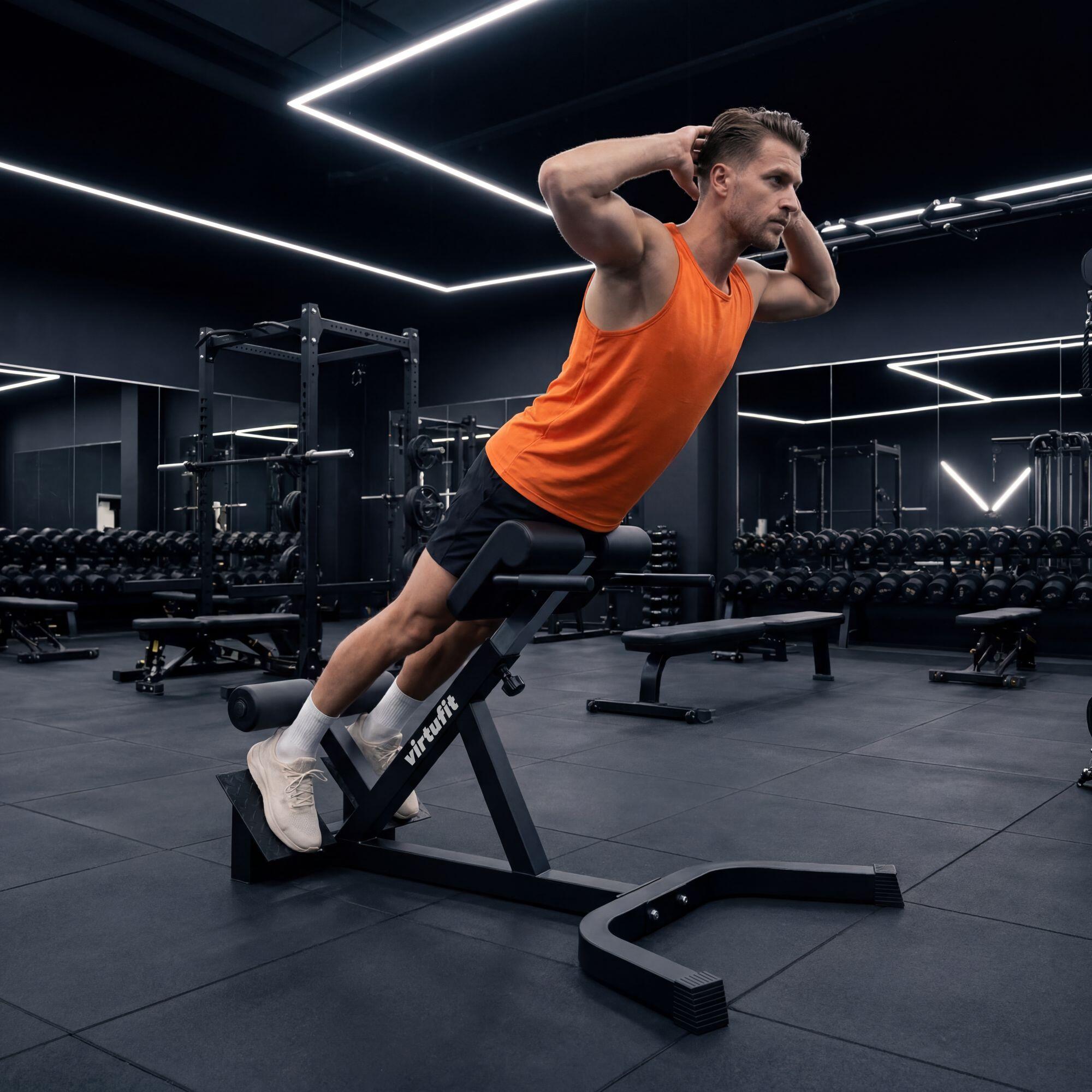 Krzesło do ćwiczeń Hyperextension Pro - Roman Chair - Trener kręgosłupa 2/7