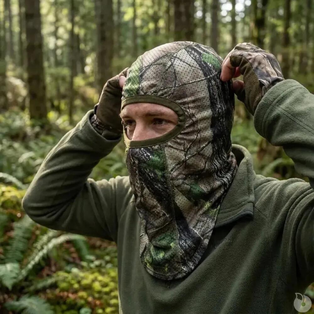 Cagoule de camouflage Match légère filet polycoton camo 3/5