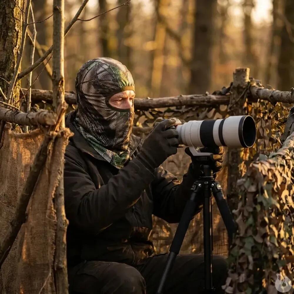 Cagoule de camouflage Match légère filet polycoton camo 4/5
