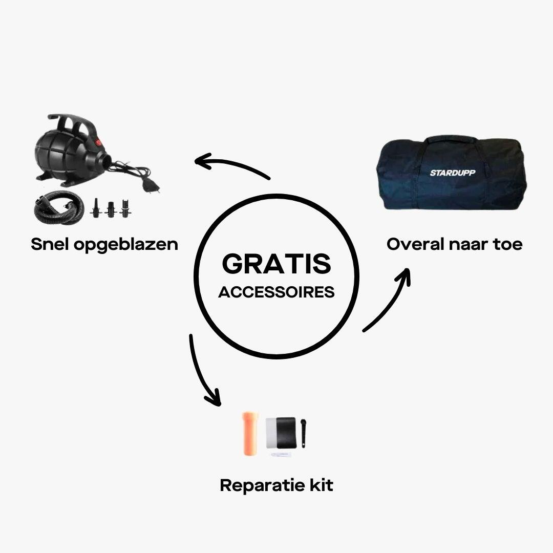 Tapis gonflable de gymnastique AirTrack Flow 5 m x 10 cm - rose 6/7