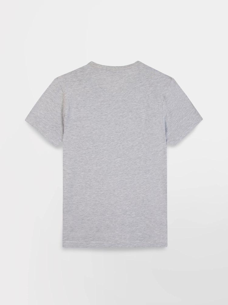 T-shirt manches courtes homme KERANTEE Gris chiné 5/5