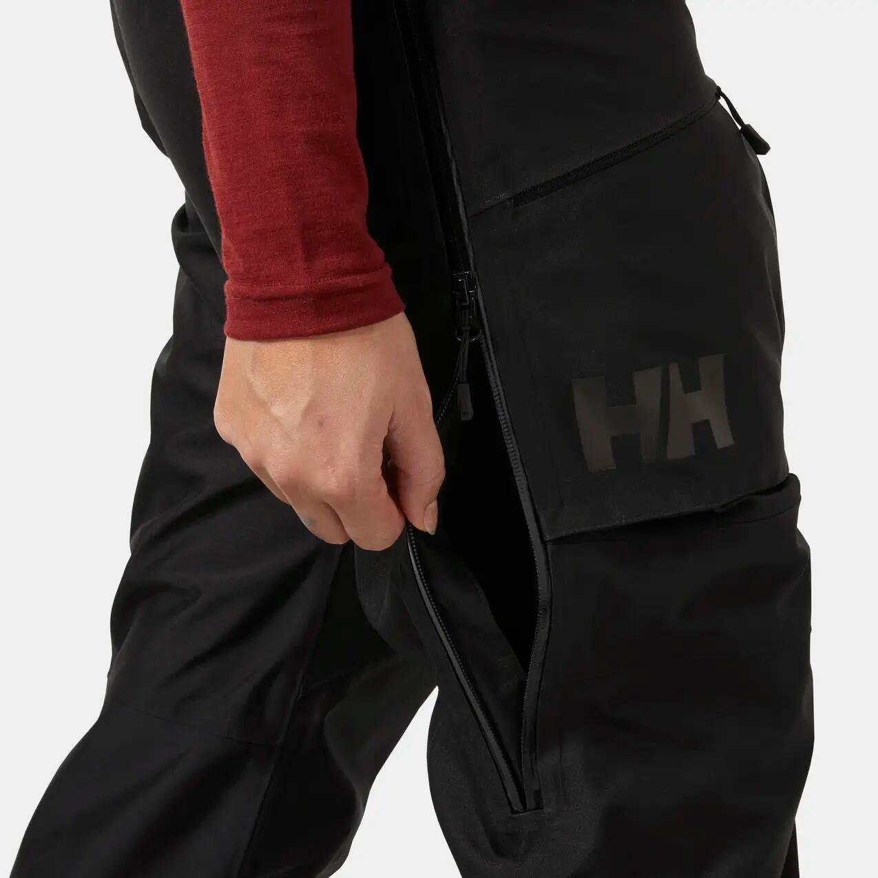 Salopete de esqui com alças para mulher Helly Hansen Powderqueen 2.0 3/7