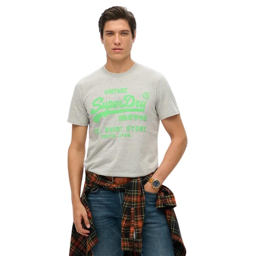T-shirt logo vintage neon 2/7