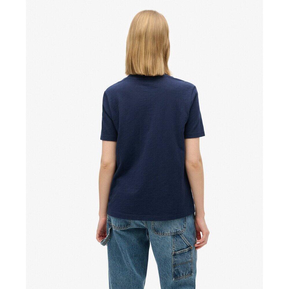 Maglietta casual con logo luccicante 4/6