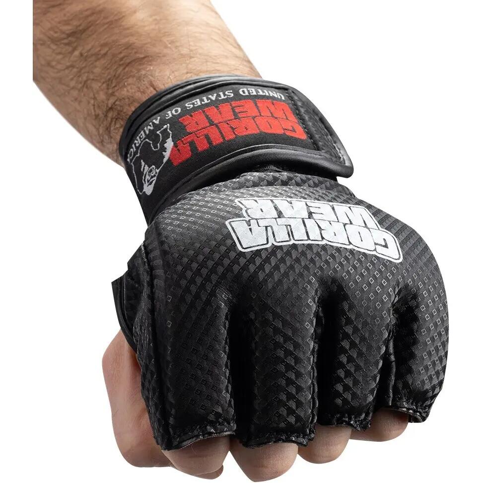 Berea Guanti da MMA (senza pollice)- Nero/Bianco 7/7