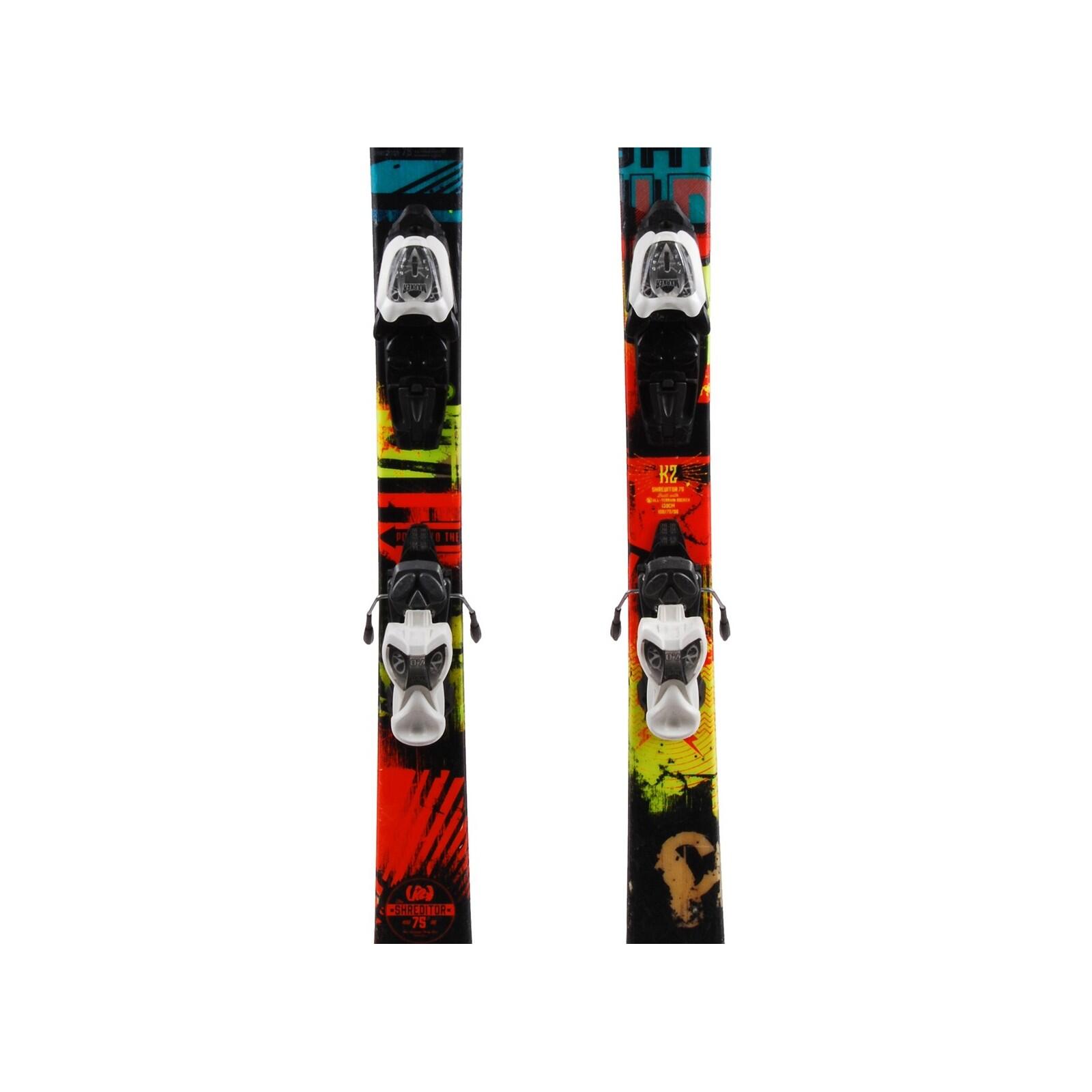 RECONDITIONNE - Ski Junior K2 Shreditor 75 + Fixations 3/4