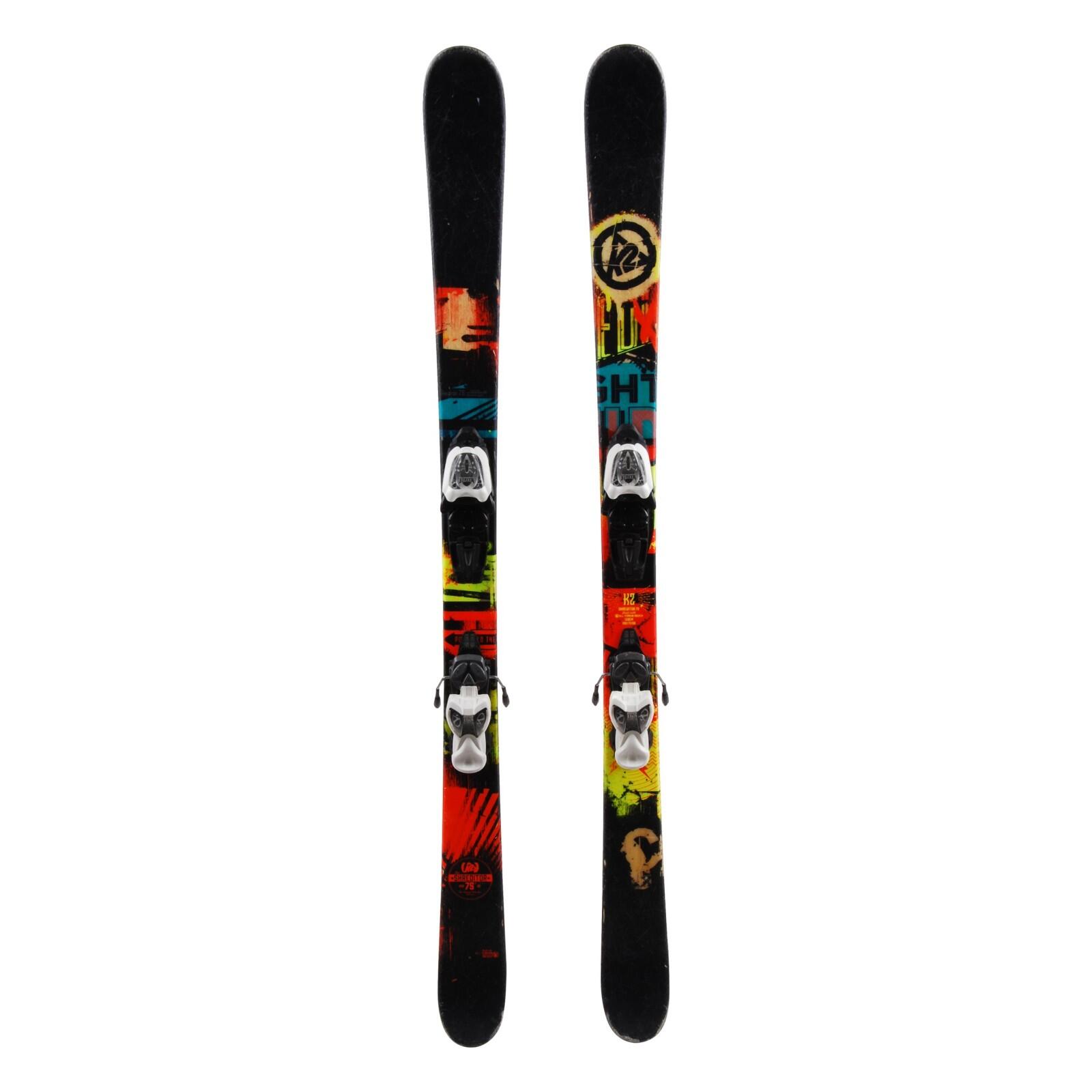 RECONDITIONNE - Ski Junior K2 Shreditor 75 + Fixations 1/4