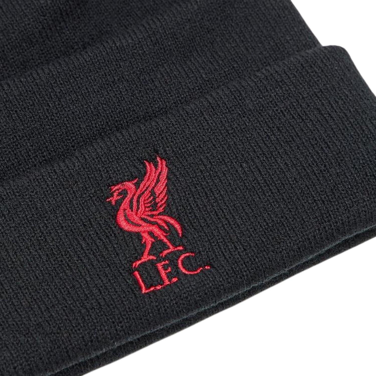 Bonnet Motif/style Logo Brodé Enfant (Noir / Rouge Imprimé) 3/3