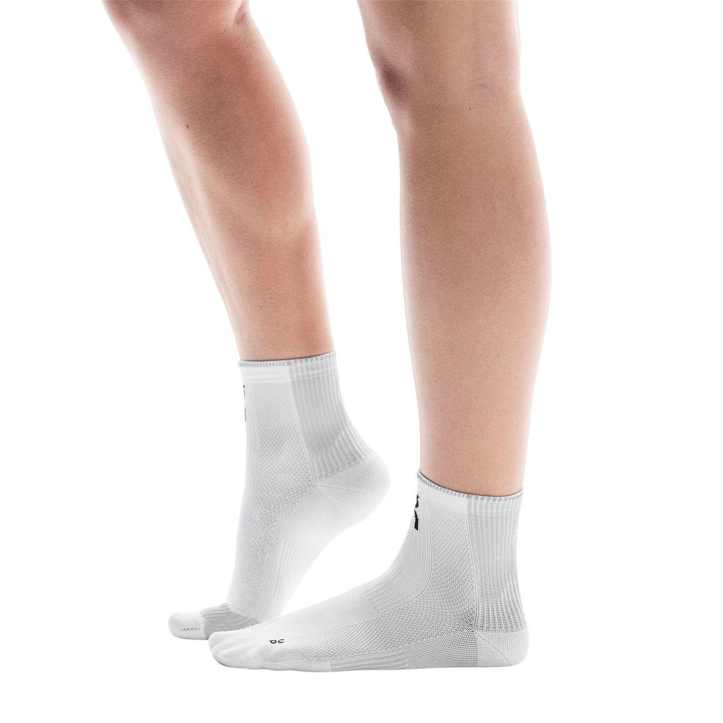 Unisex Adult Quarter Socks (White) 2/4