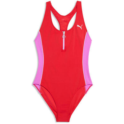 Zwempak puma swim women t7 swimsuit 1p, rood, dames