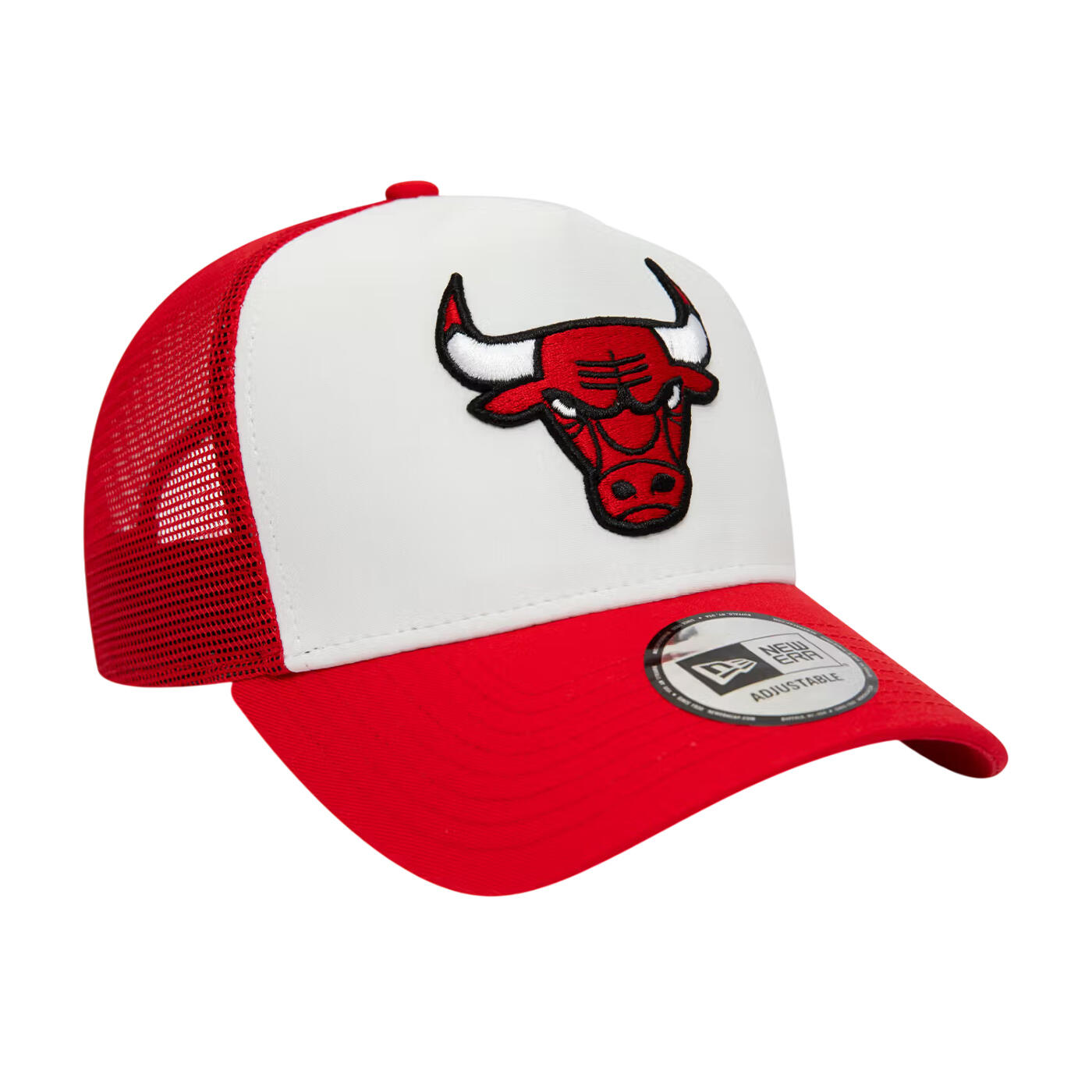 Chicago Bulls Trucker Cap (Red/White) 4/4