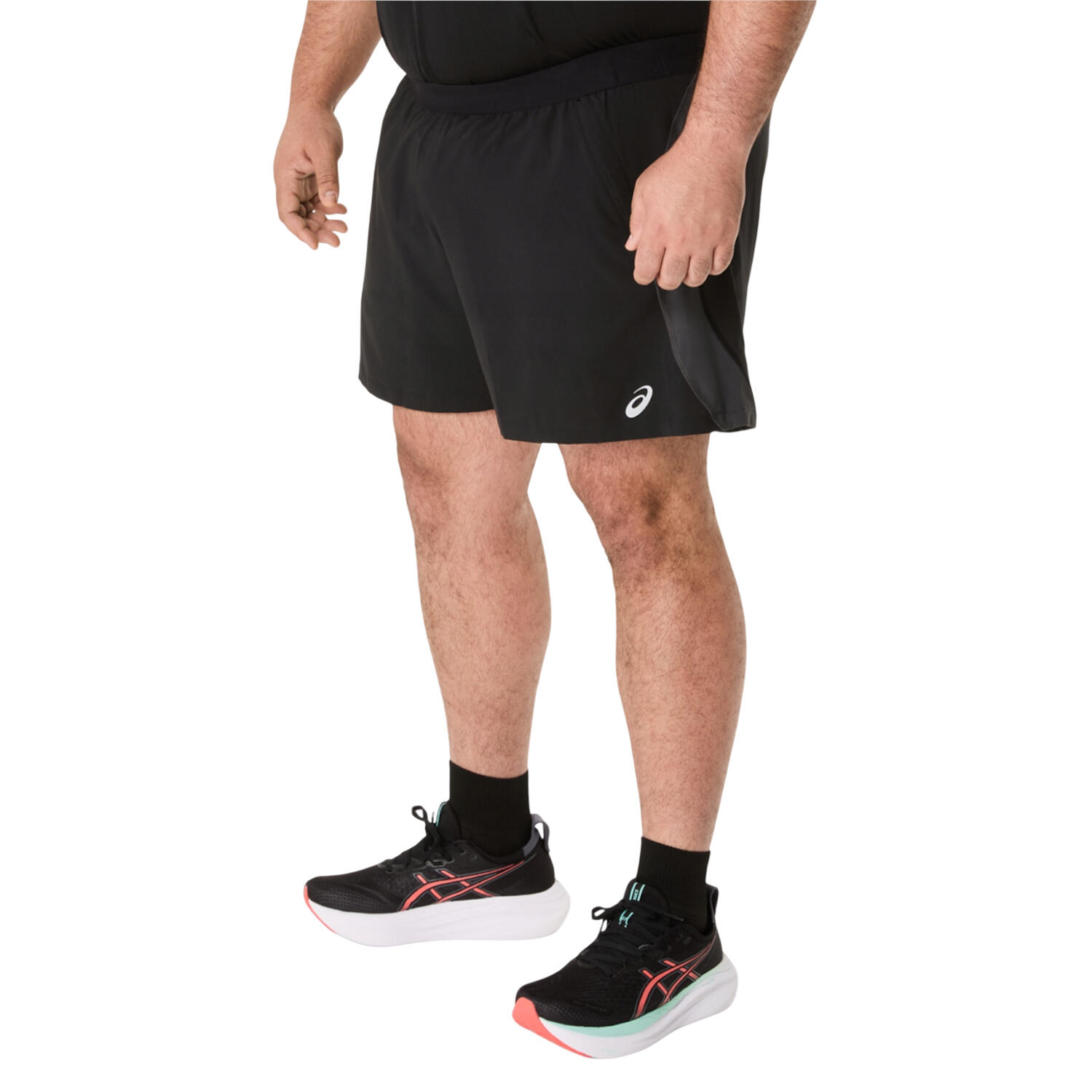 "Road" Laufshorts für Herren Schwarz/Grau 3/3