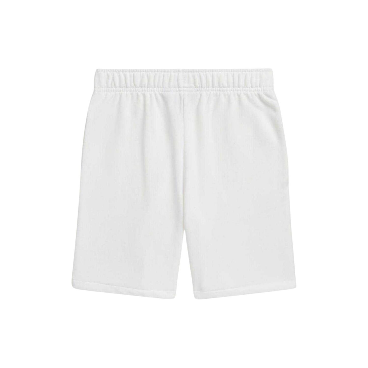 Childrens/Kids Polo Logo Shorts (White) 2/2