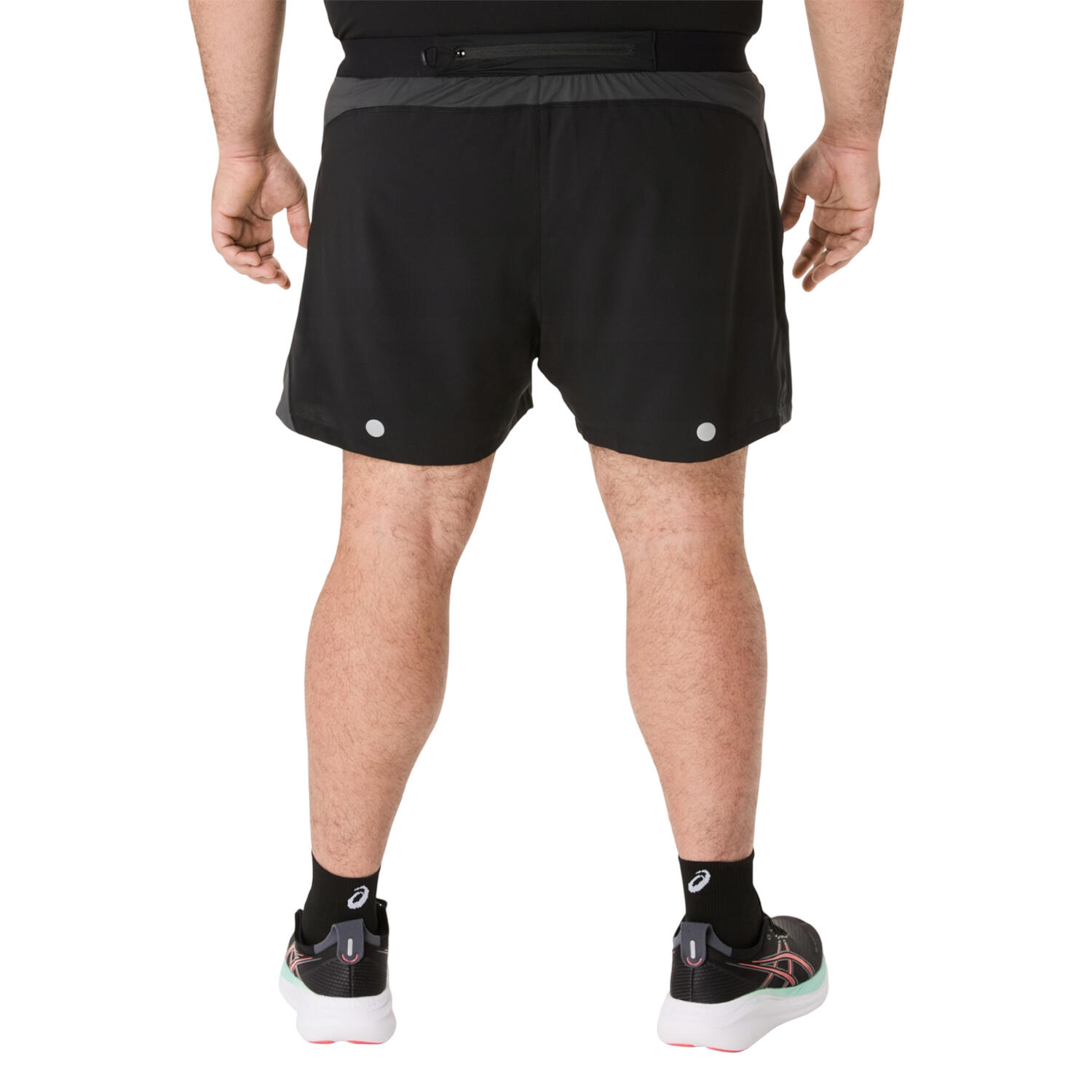 "Road" Laufshorts für Herren Schwarz/Grau 2/3