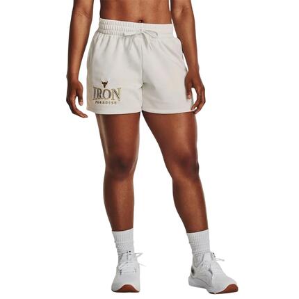 Project Rock Iron Paradise" Shorts für Damen Weiß