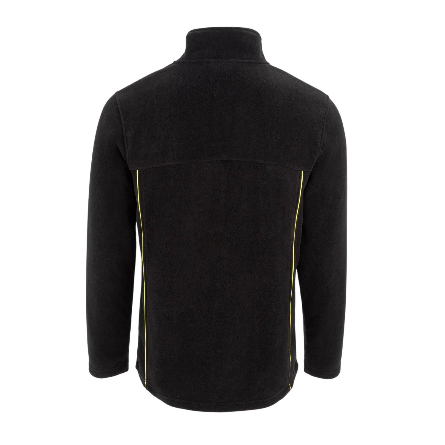 Fleecejacke für Herren Schwarz 2/3