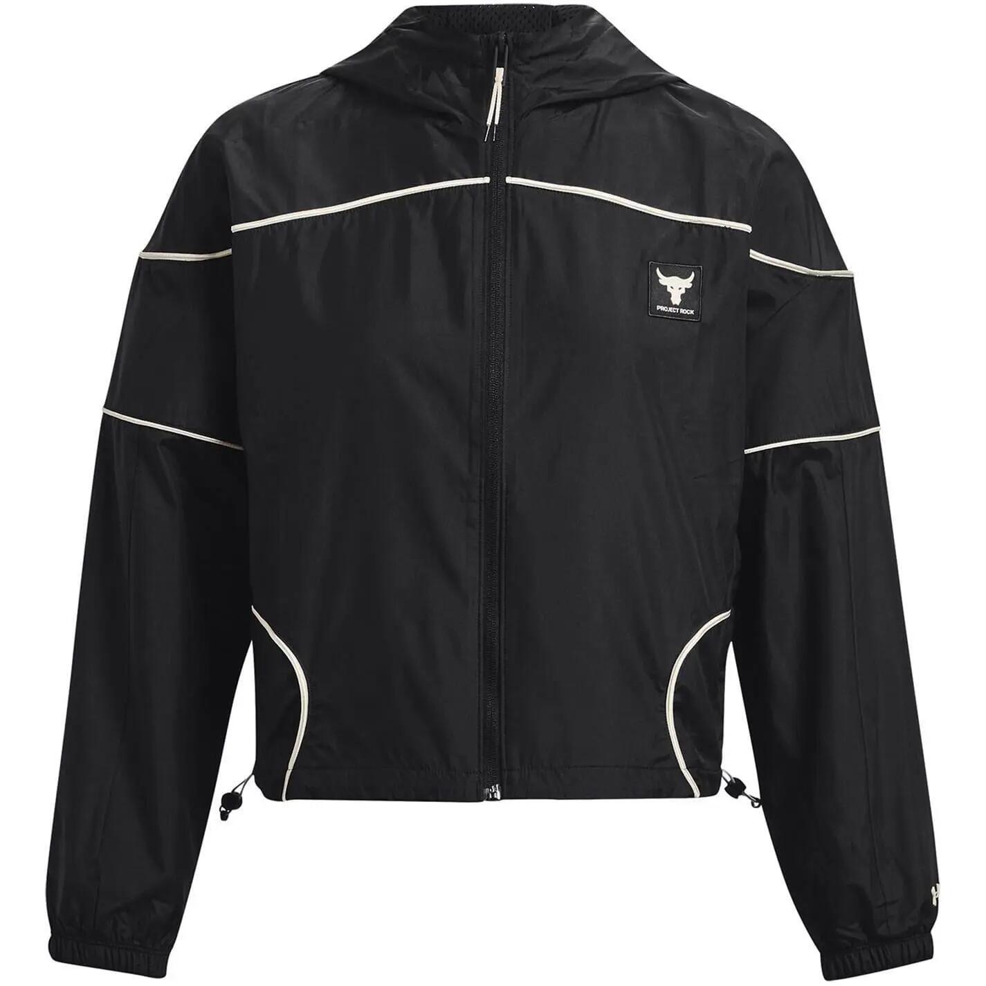 "Project Rock" Kapuzenjacke für Damen Schwarz 2/5