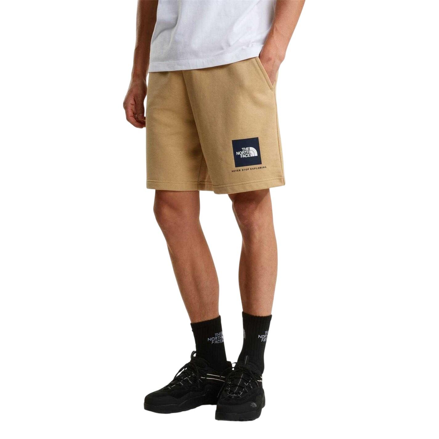 "Nse" Shorts für Herren Steinfarben 3/4