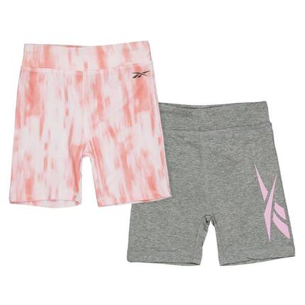 Shorts De Motard Fille (Argenté Tie-dye)