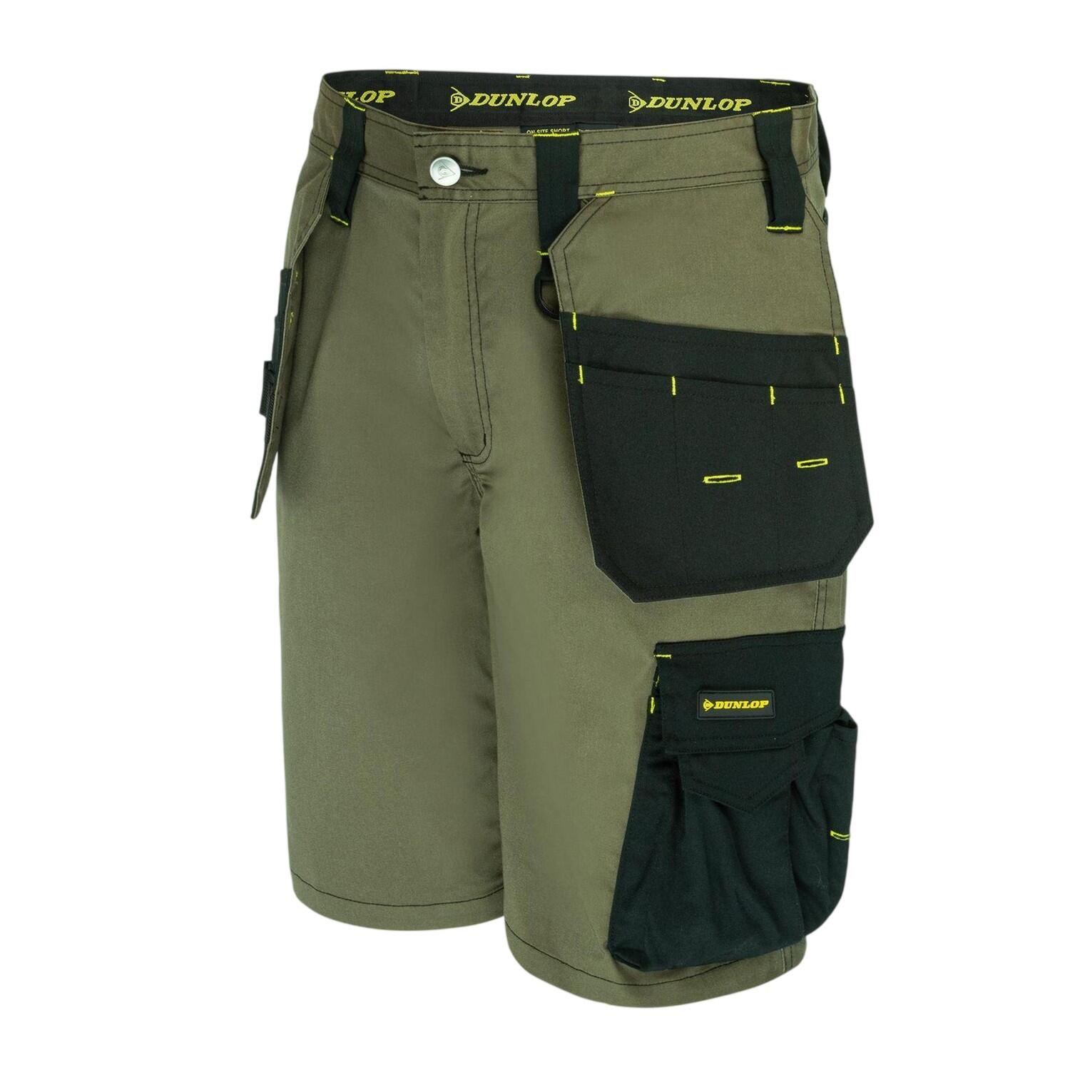 "On Site" Arbeitshose Shorts für Herren Khaki 3/3