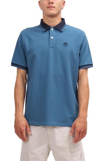 NORTH SAILS - Polo homme en coton avec détails contrastés - XL