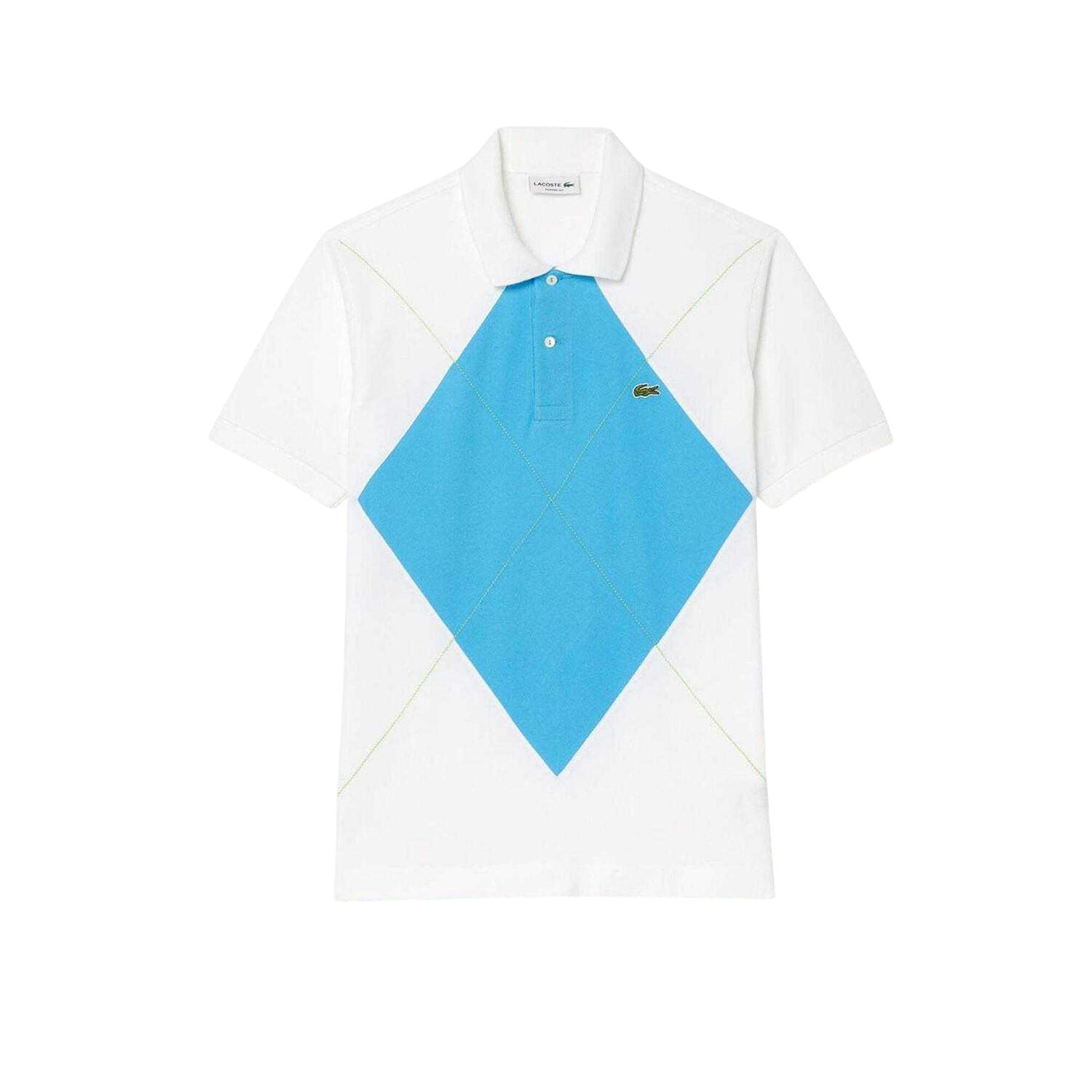"L.12.12" Poloshirt für , kurzärmlig Herren Weiß/Blau 2/3