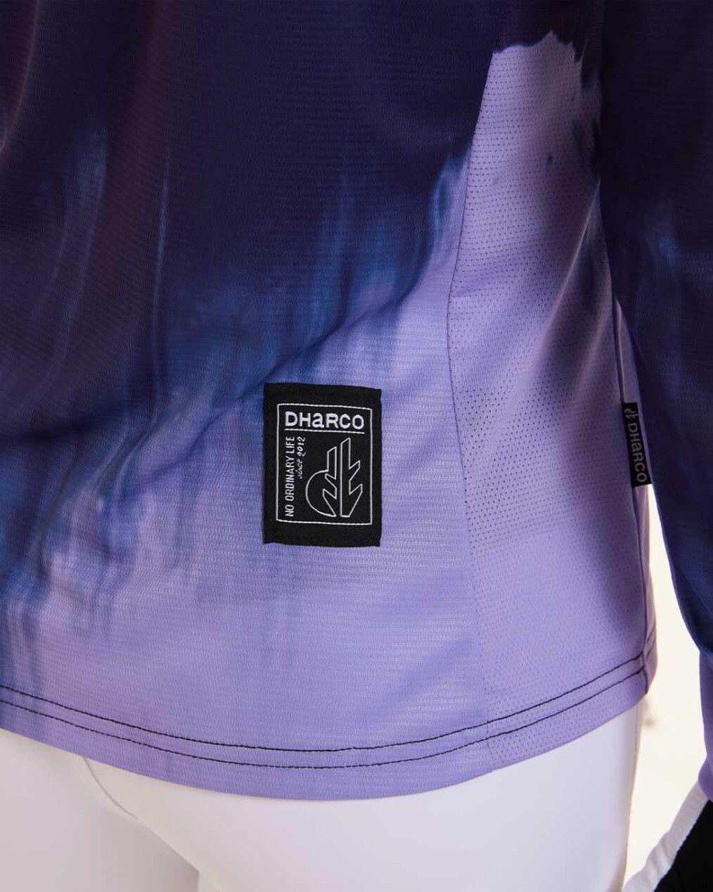 Dharco Gravity Women's Long Sleeve Jersey White/Blue 5/6