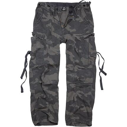 Spodnie bushcraft męskie Brandit M65 Vintage Dark Camo