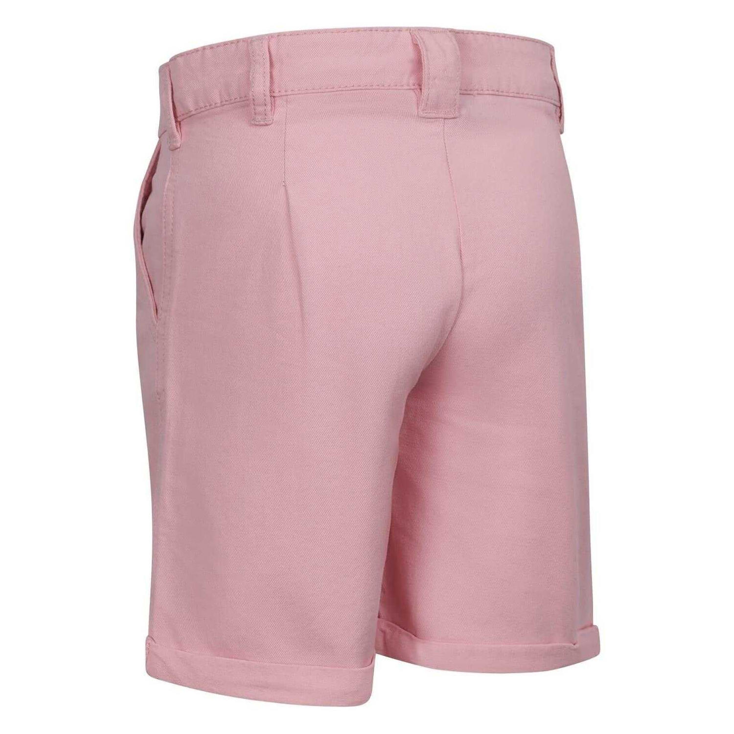 "Hun" Chino Kurze Hose für Mädchen Kinder Blassrosa 2/3