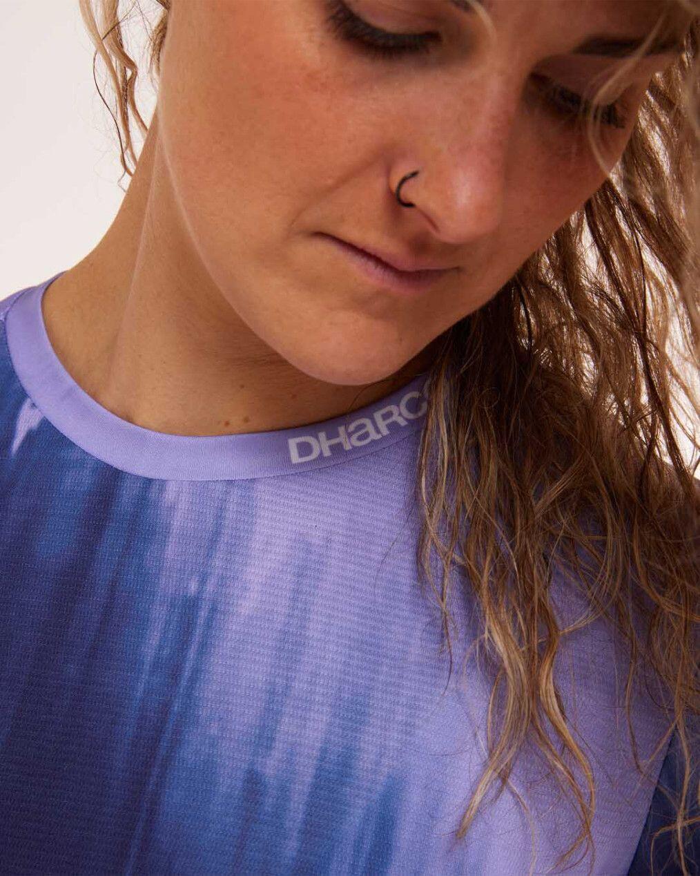 Dharco Gravity Women's Long Sleeve Jersey White/Blue 6/6