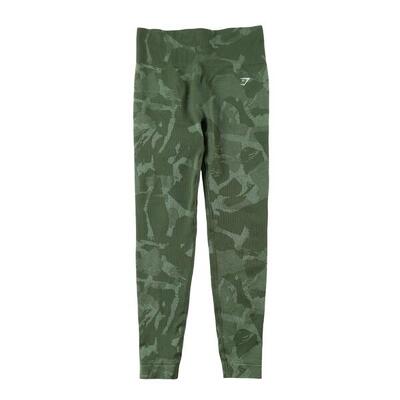 Tweedehands - legging dames gym yoga groen - als nieuw
