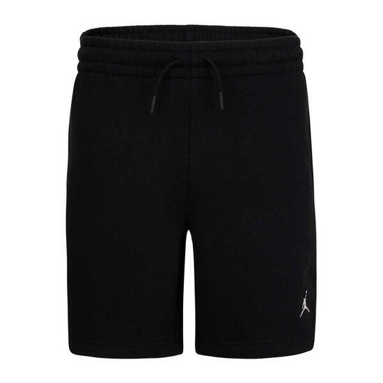 Jongens Air Jordan Fleece Normale Korte Broek (Zwart/Wit)