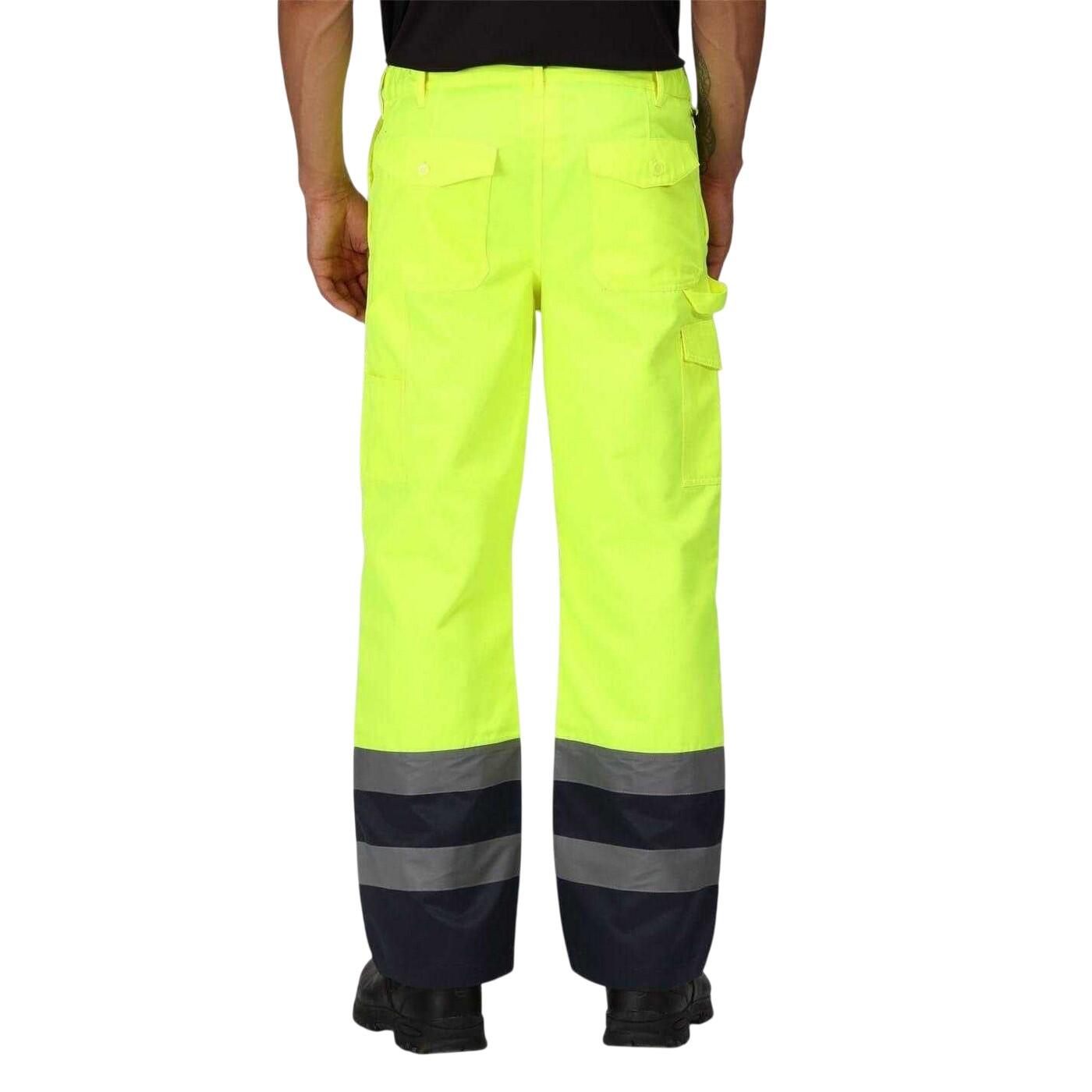 "Workwear" CargoHose für Herren Gelb/Marine 3/5