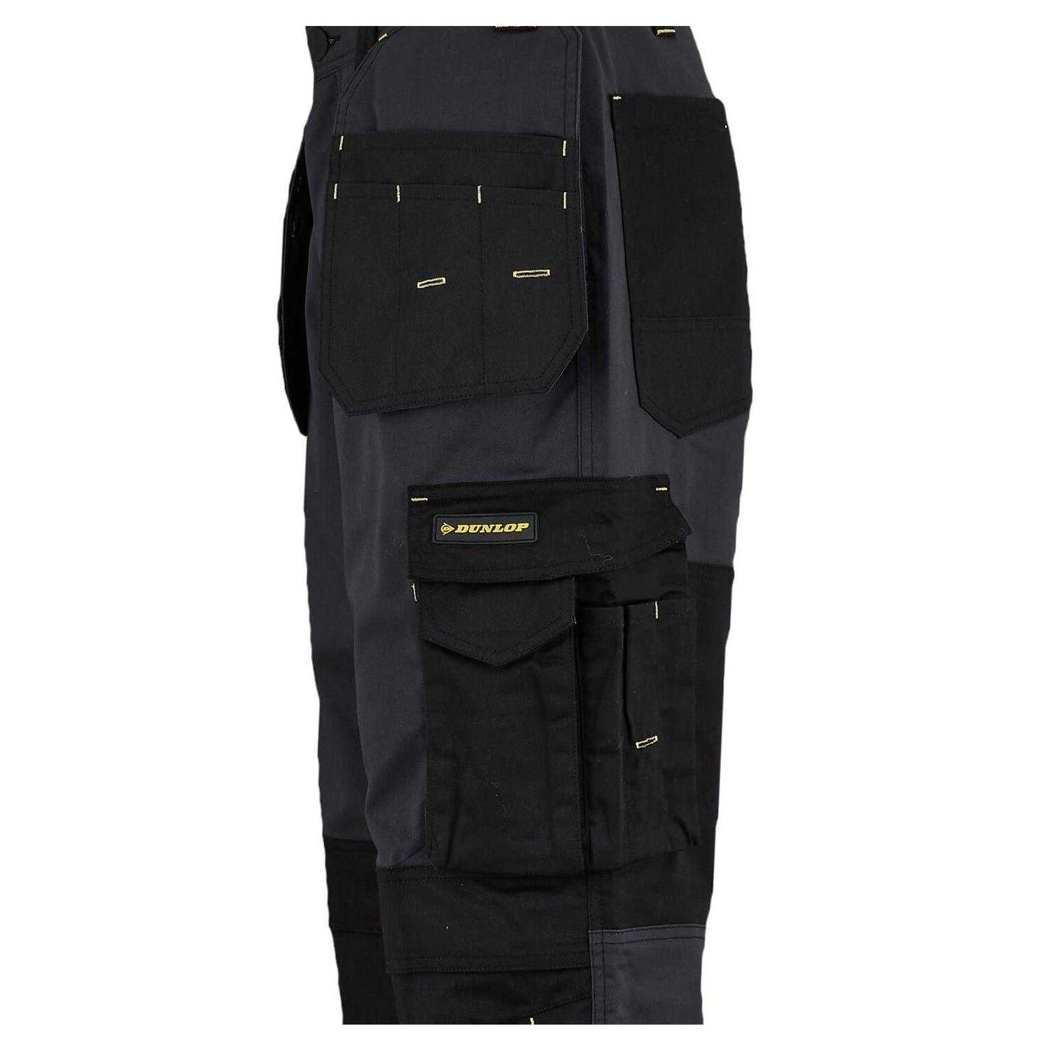 Arbeitshosen für Herren Holzkohle/Schwarz 4/4
