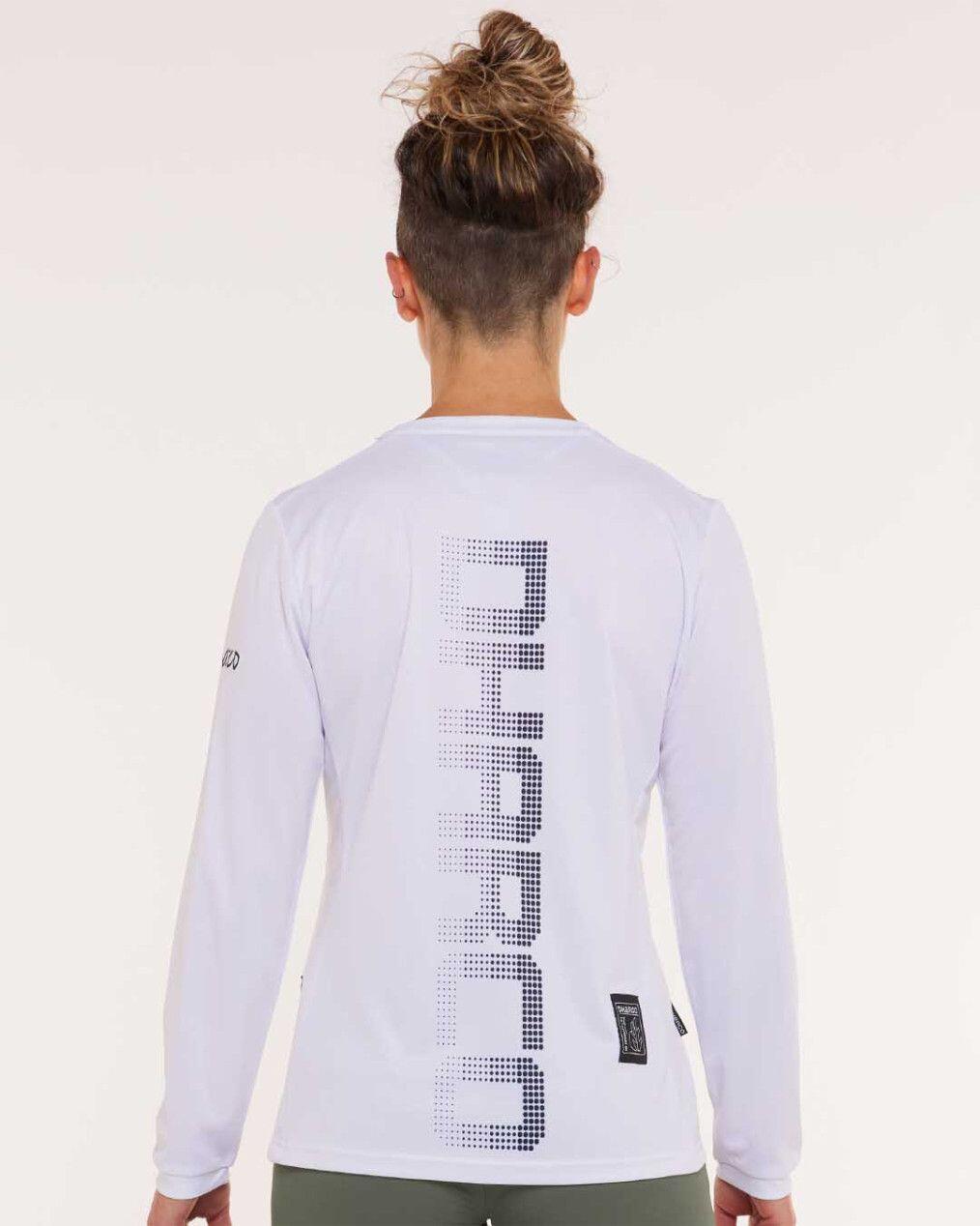 Dharco Gravity Women's Long Sleeve Jersey White 3/6