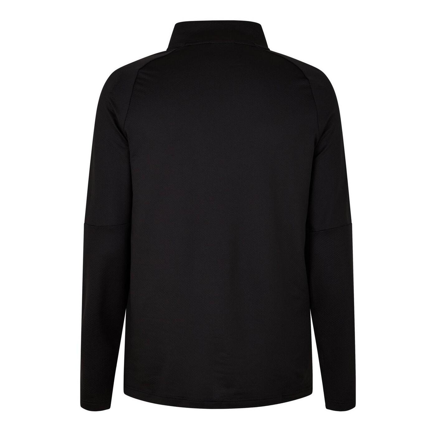 Mens Tempo Quarter Zip Track Jacket (Black) 3/4