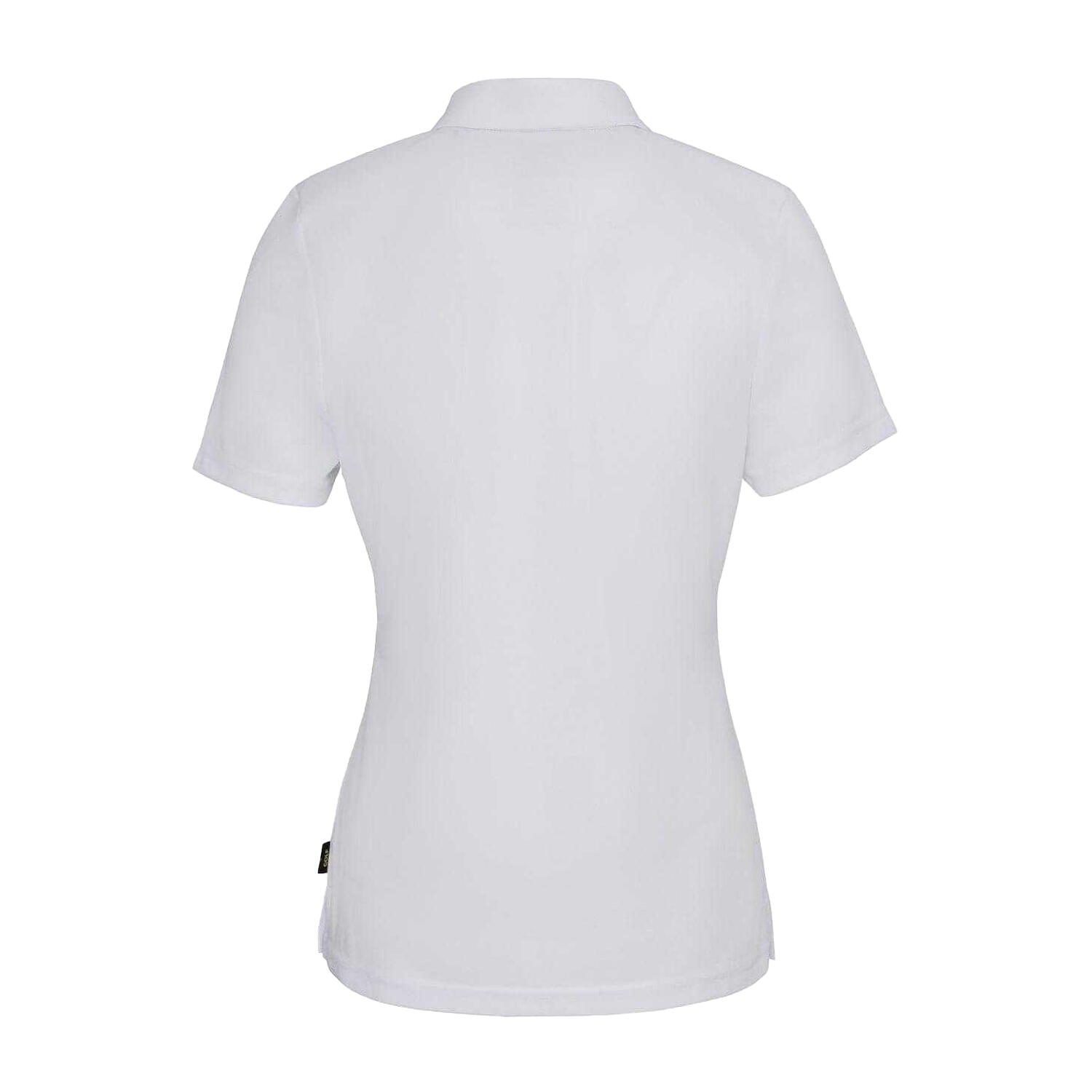 Polo Motif/style Uni Femme (Blanc) 2/3